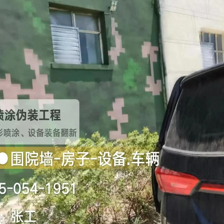 眉山数码迷彩漆施工